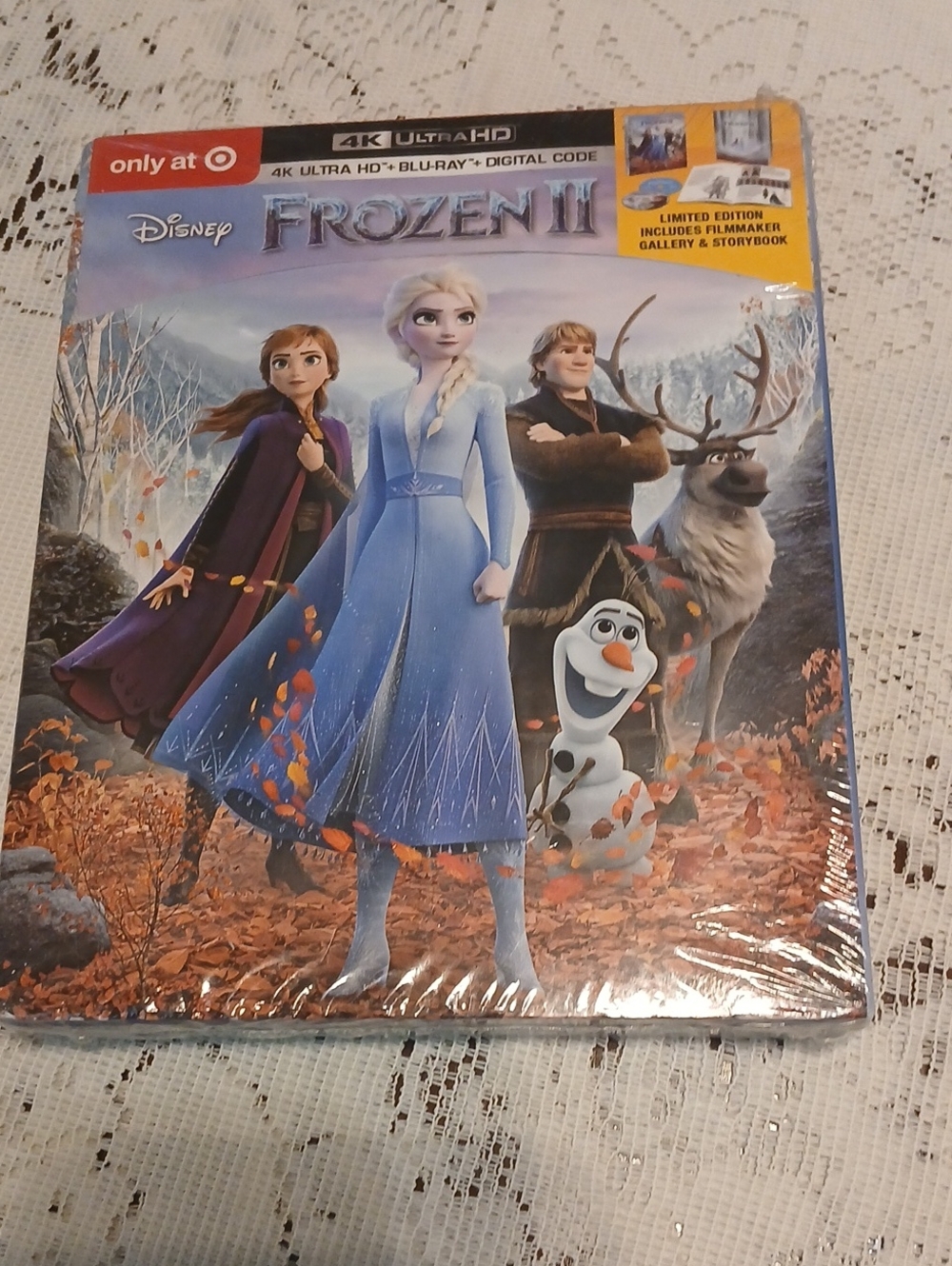Disney Frozen II Movie Steelbook with Blue and Purple Artwork